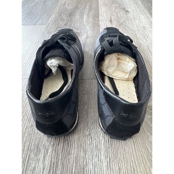 Coach Shoes Ivy Signature Pebble in Black/Smoke NEW Size 7 - Picture 4 of 10